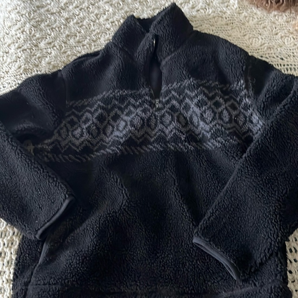 Banana republic heavy fleece western pullover